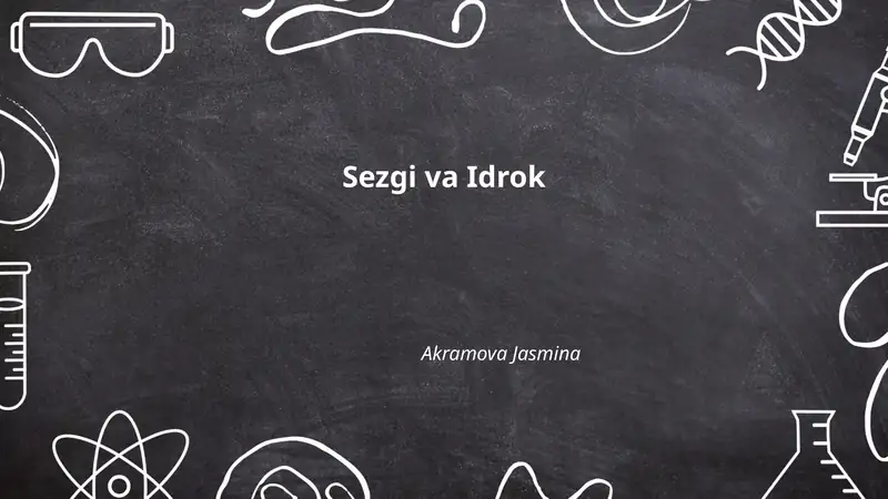 Sezgi va Idrok
