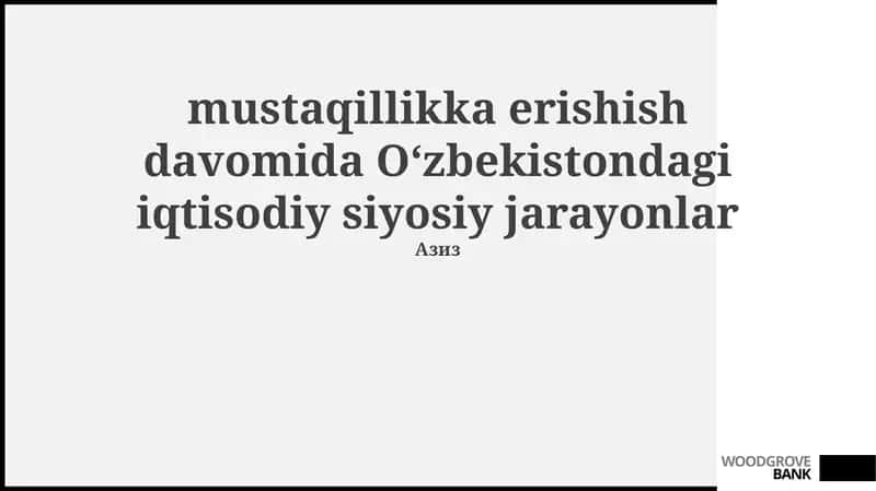 Mustaqillikning dastlabki yillari: Iqtisodiy islohotlar va siyosiy oʻzgarishlar
