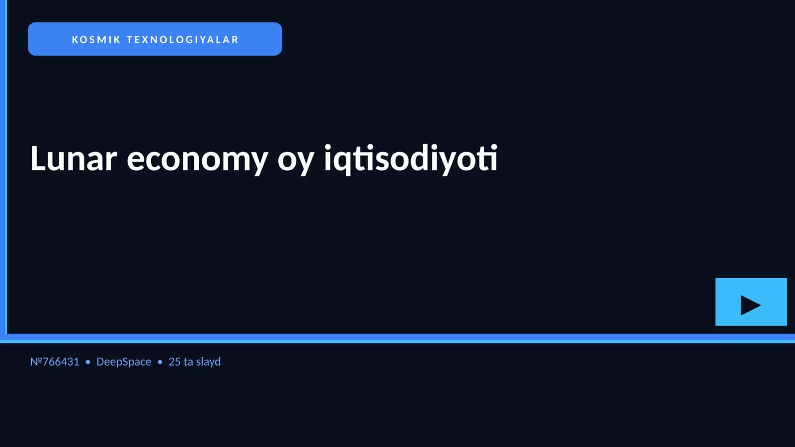 Lunar economy oy iqtisodiyoti