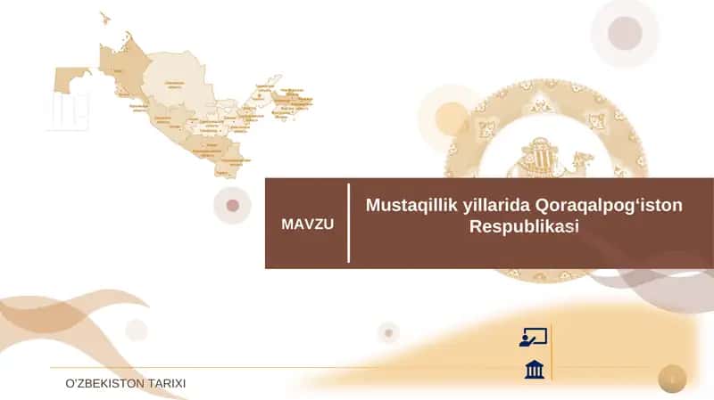 Mustaqillik yillarida Qoraqalpog‘iston Respublikasi ijtimoiy-iqtisodiy va siyosiy hayotida amalga oshirilgan islohotlar