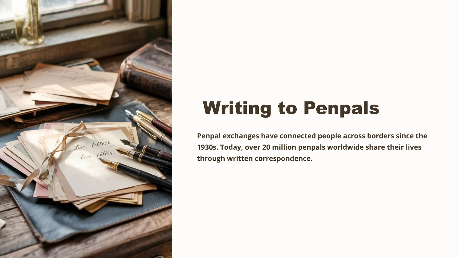 Writing to Penpals