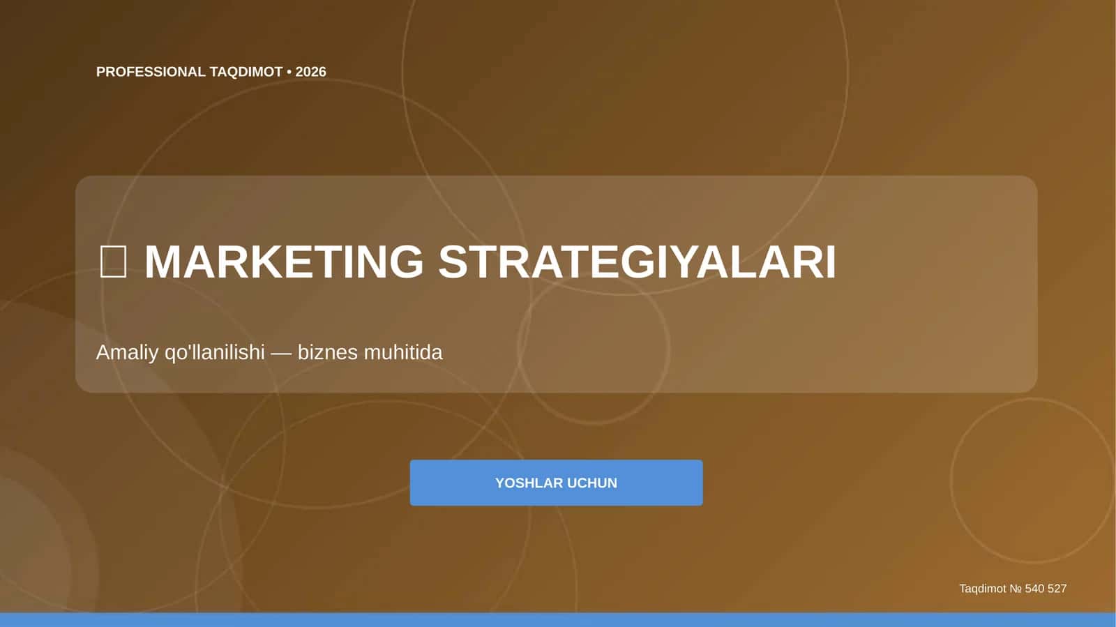 MARKETING STRATEGIYALARI