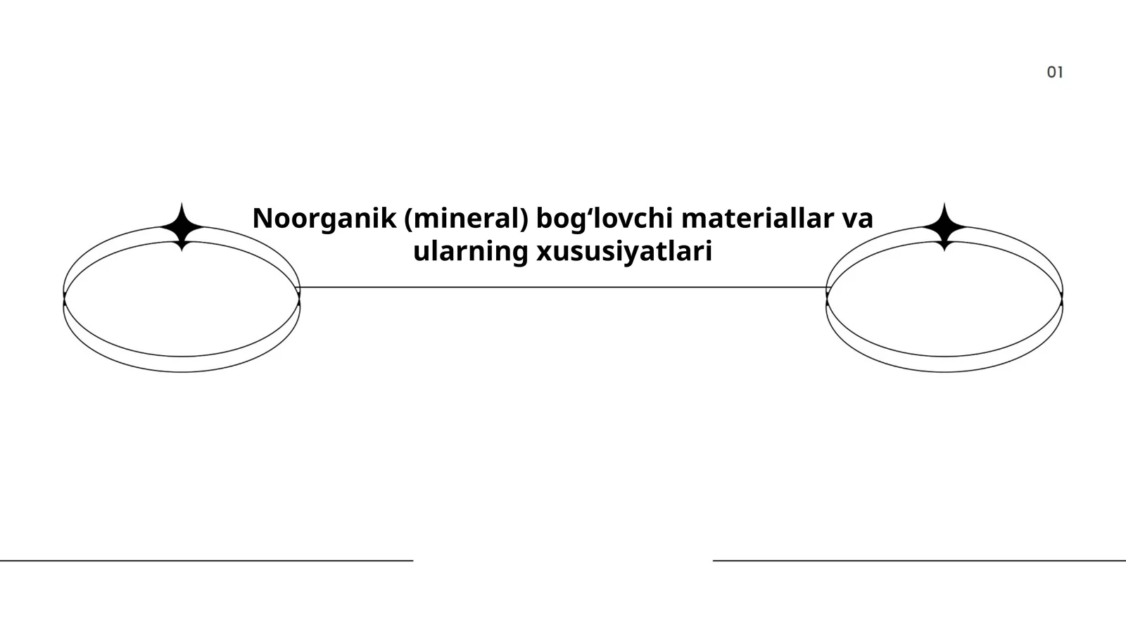Noorganik (mineral) bog‘lovchi materiallar va ularning xususiyatlari
