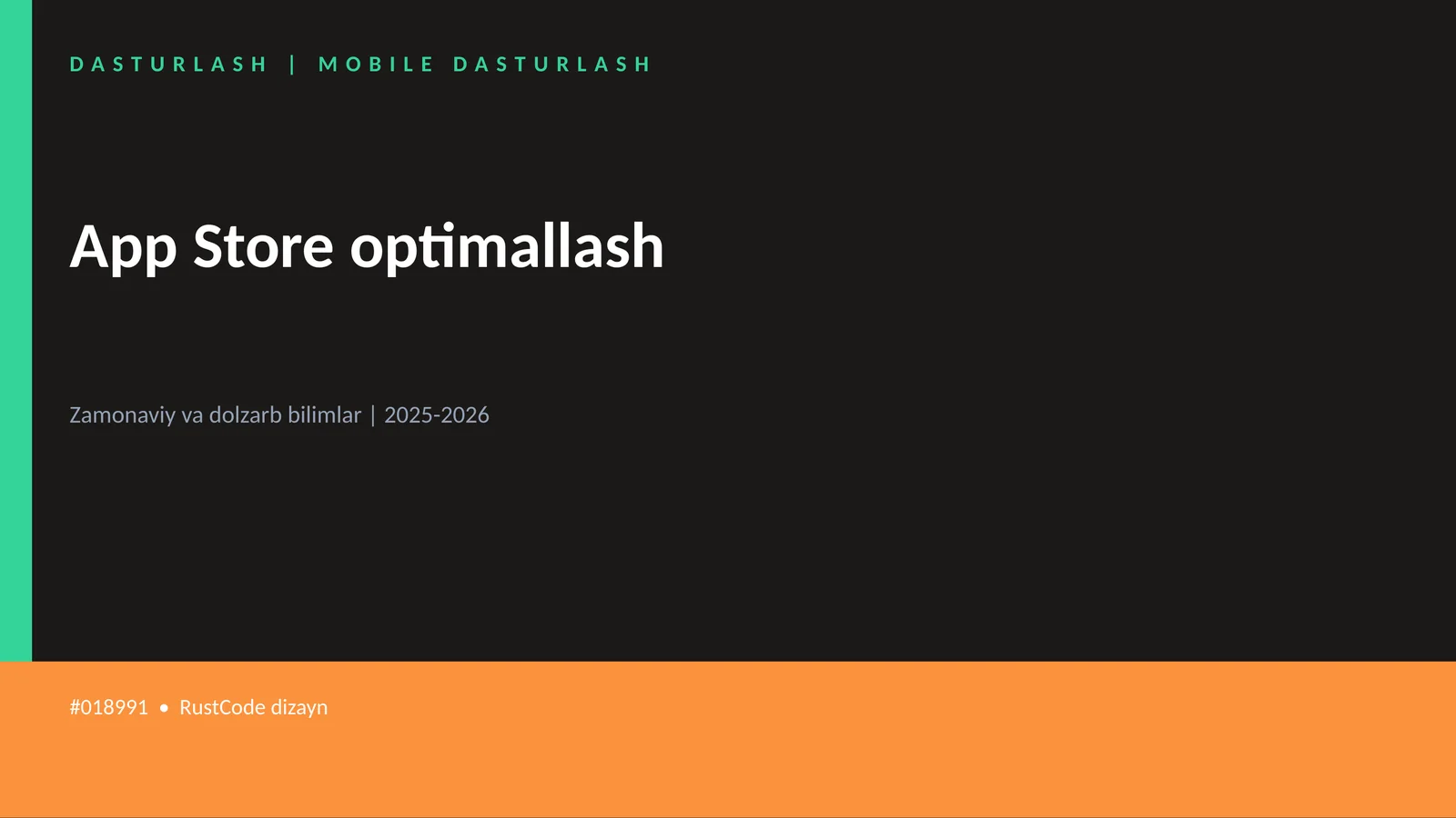 App Store optimallash