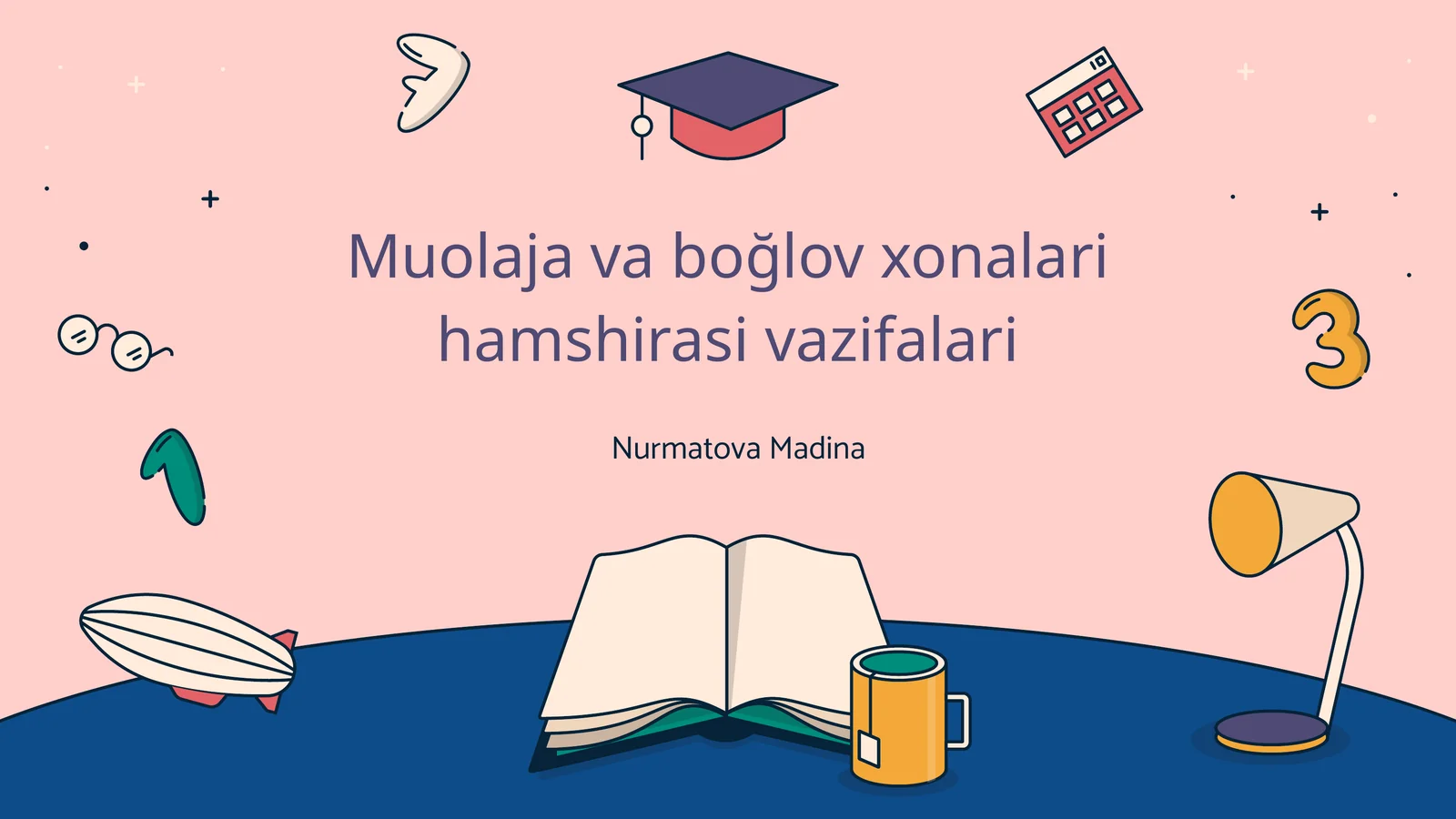 Muolaja va boğlov xonalari hamshirasi vazifalari