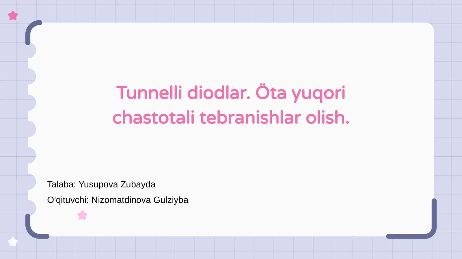 Tunnelli diodlar