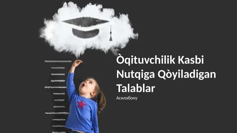 Nutqiga Qòyiladigan Talablar