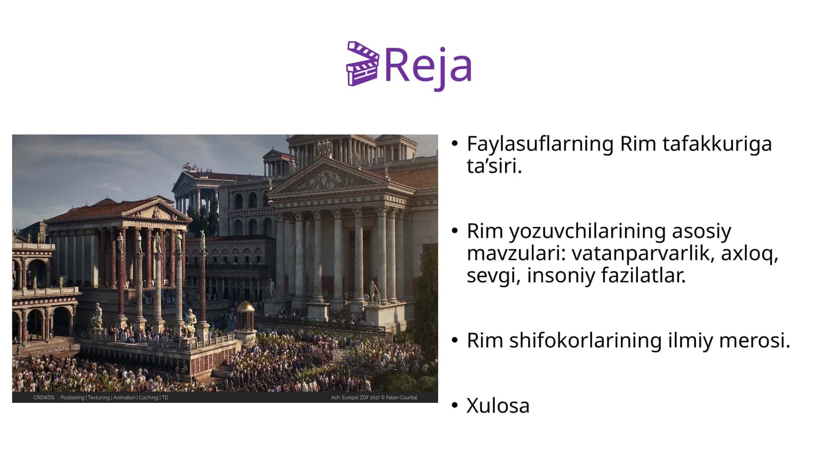 Faylasuflarning Rim tafakkuriga ta’siri