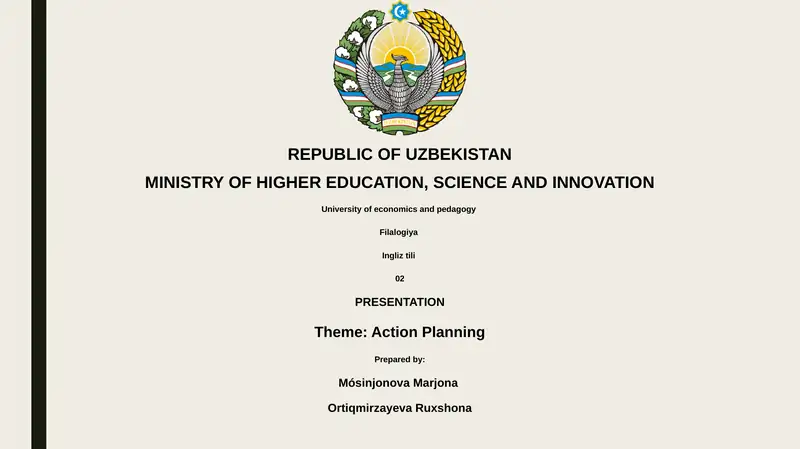 Action Planning
