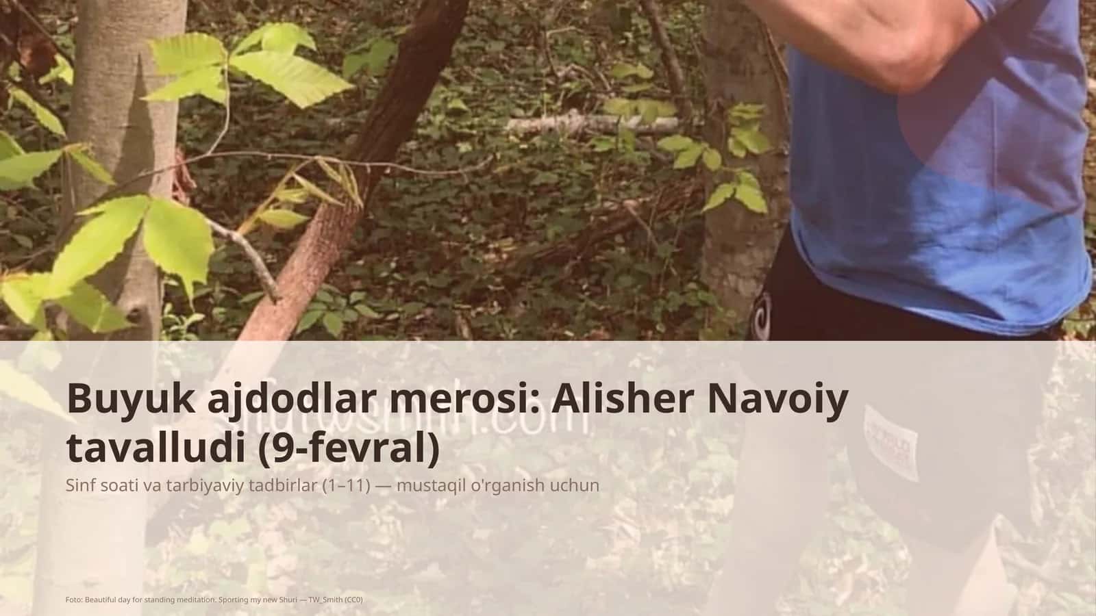 Buyuk ajdodlar merosi: Alisher Navoiy tavalludi (9-fevral)