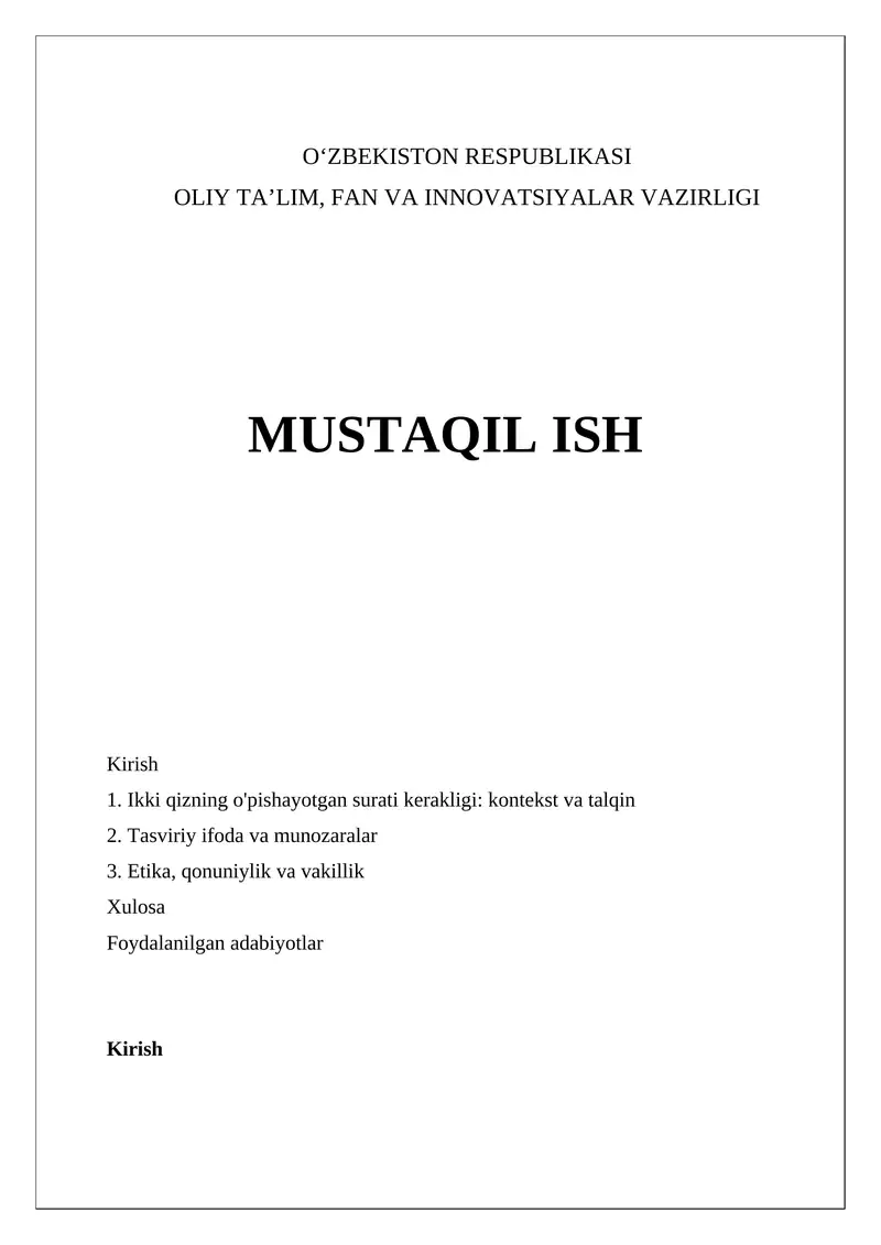 Kirish