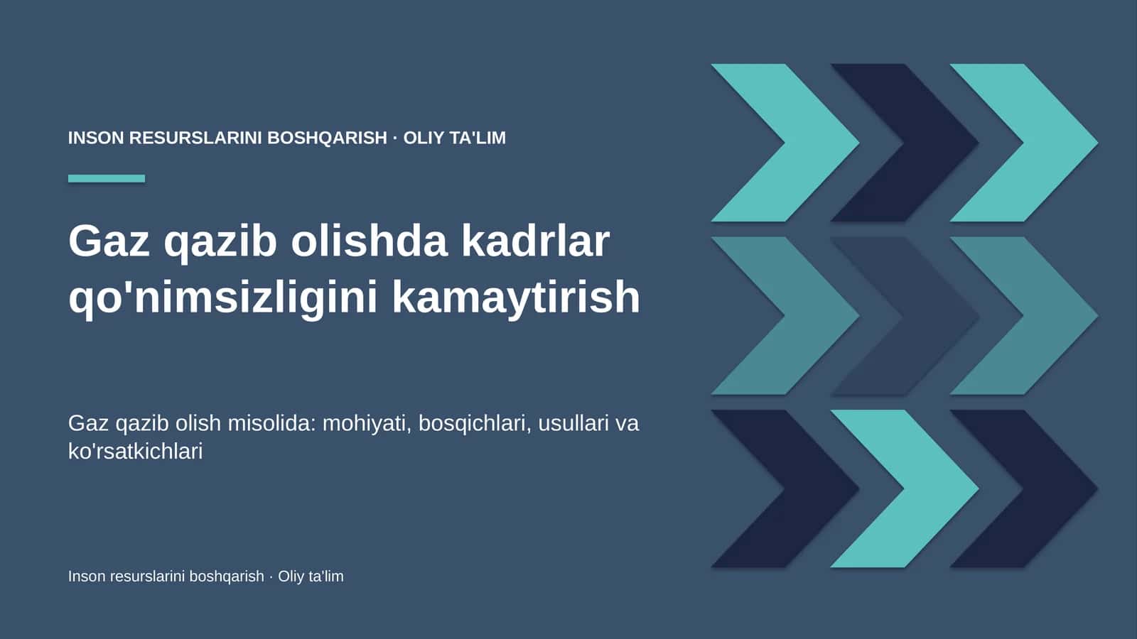 gaz qazib olishda kadrlar qo'nimsizligini kamaytirish 5728