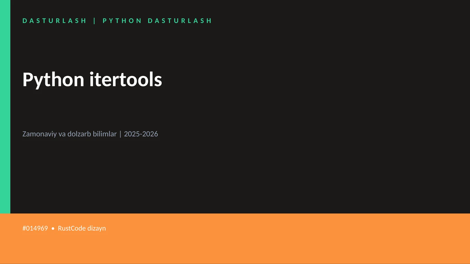 Python itertools