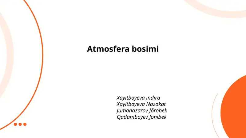 Atmosfera bosimi