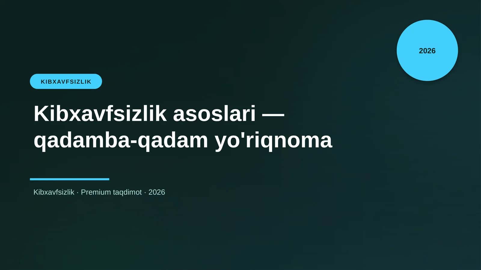 Kibxavfsizlik