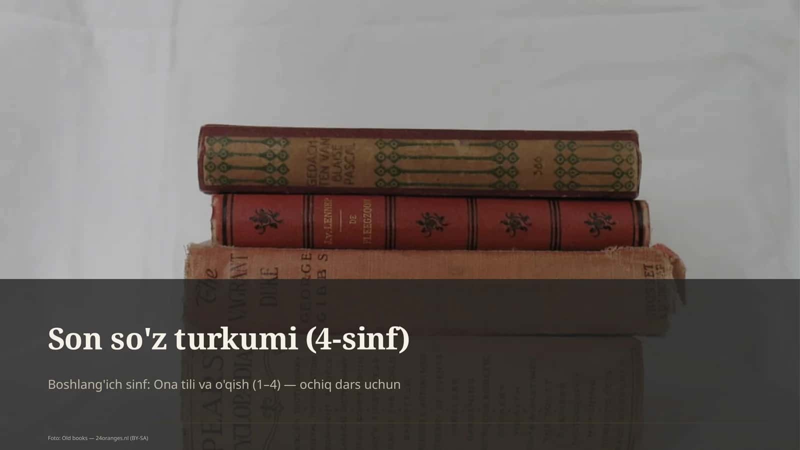 Son so'z turkumi (4-sinf)