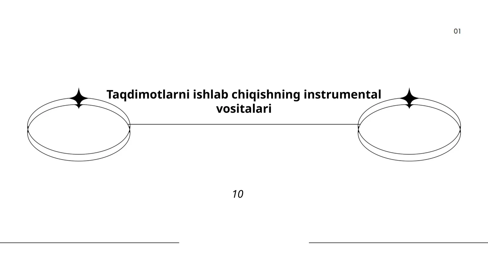Taqdimotlarni ishlab chiqishning instrumental vositalari