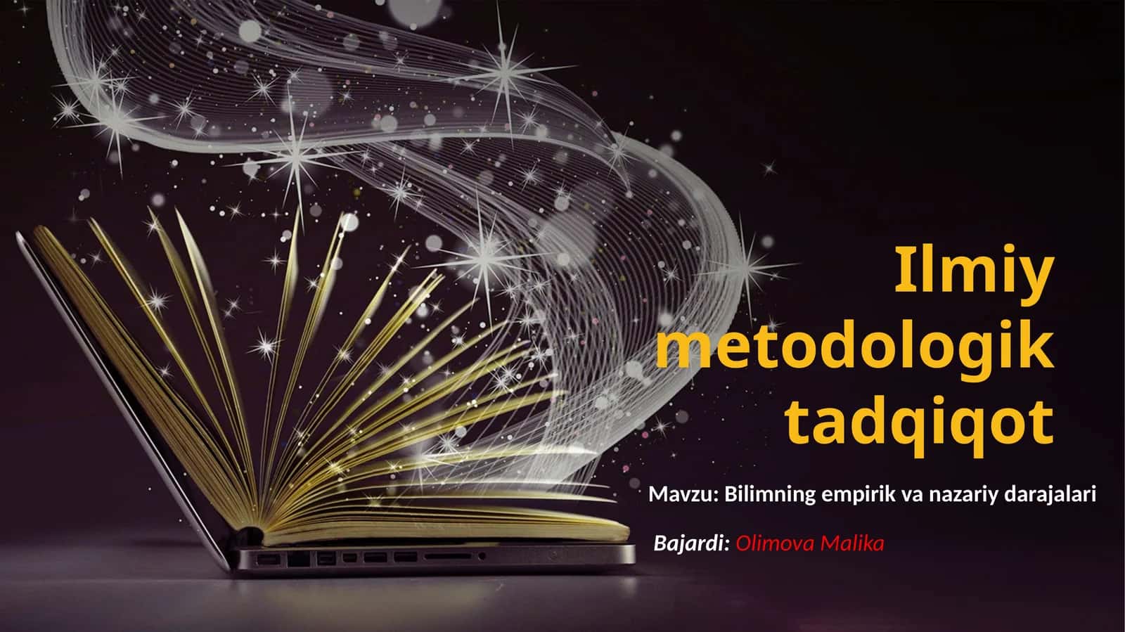 Ilmiymetodologiktadqiqot