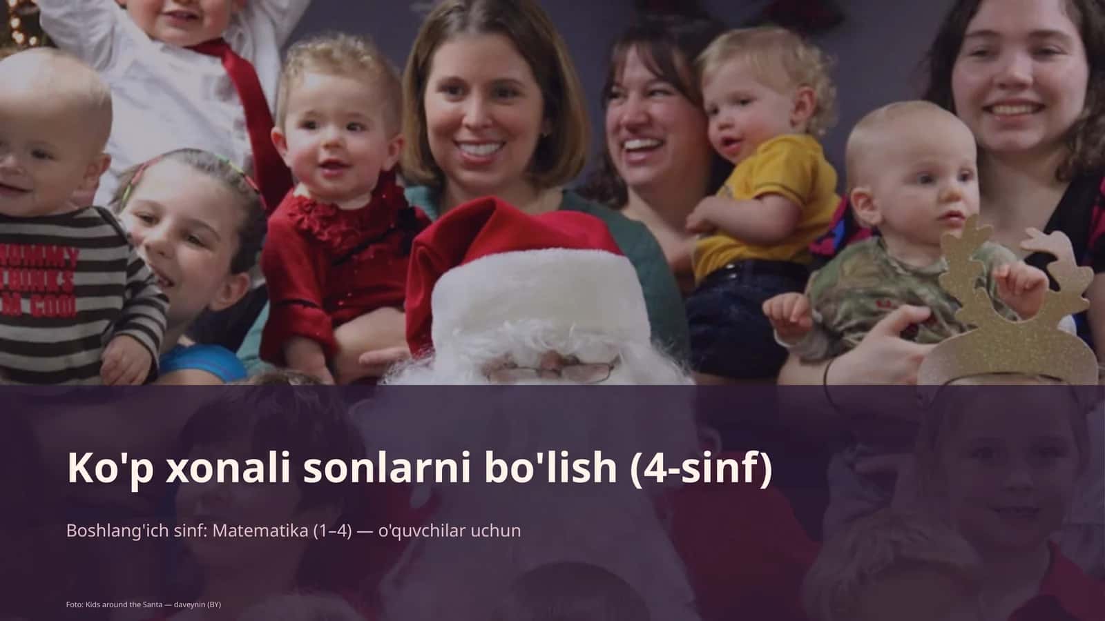 Ko'p xonali sonlarni bo'lish (4-sinf)