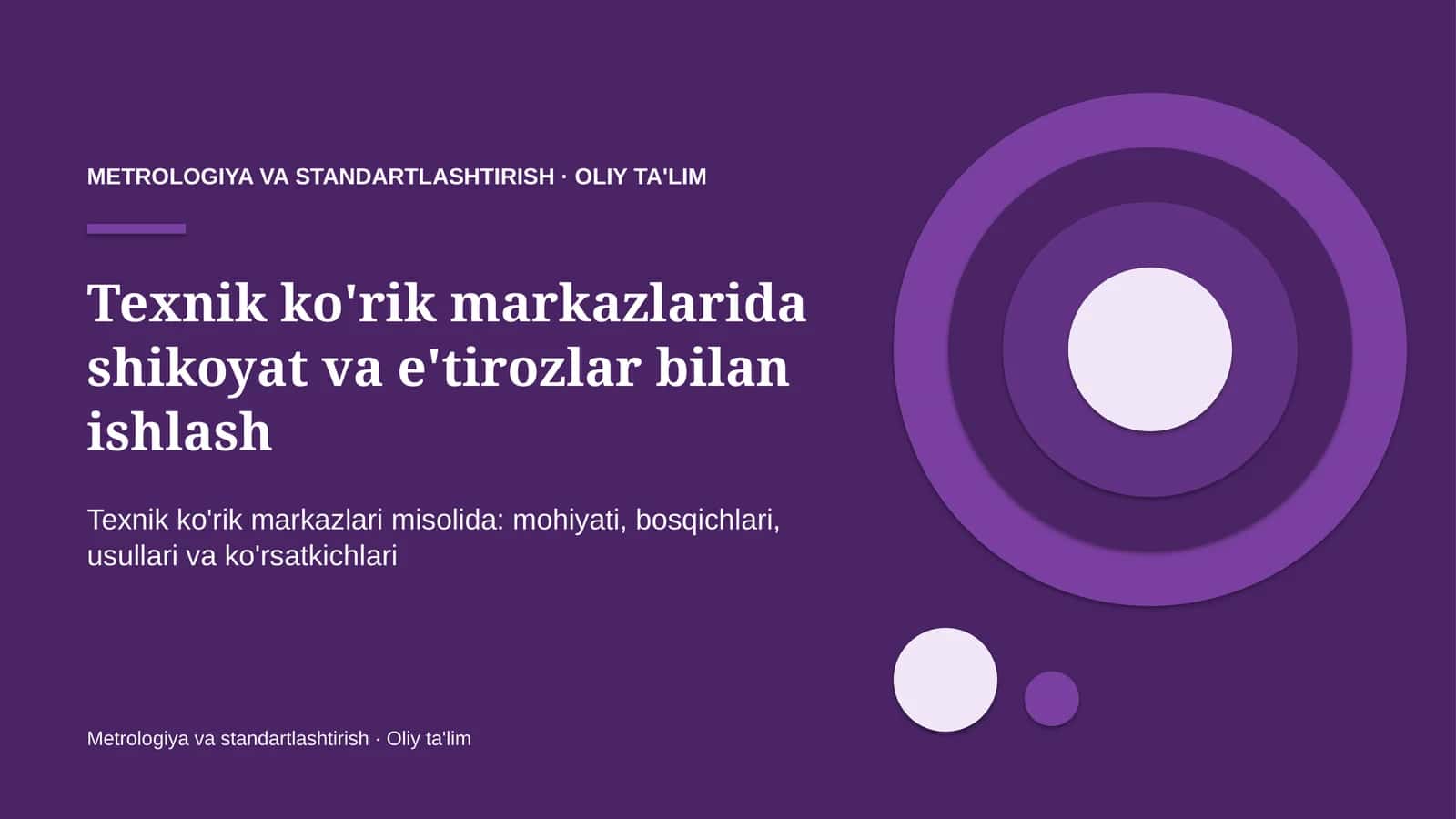 texnik ko'rik markazlarida shikoyat va e'tirozlar bilan ishlash 7619