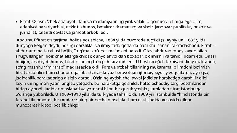 fitrat