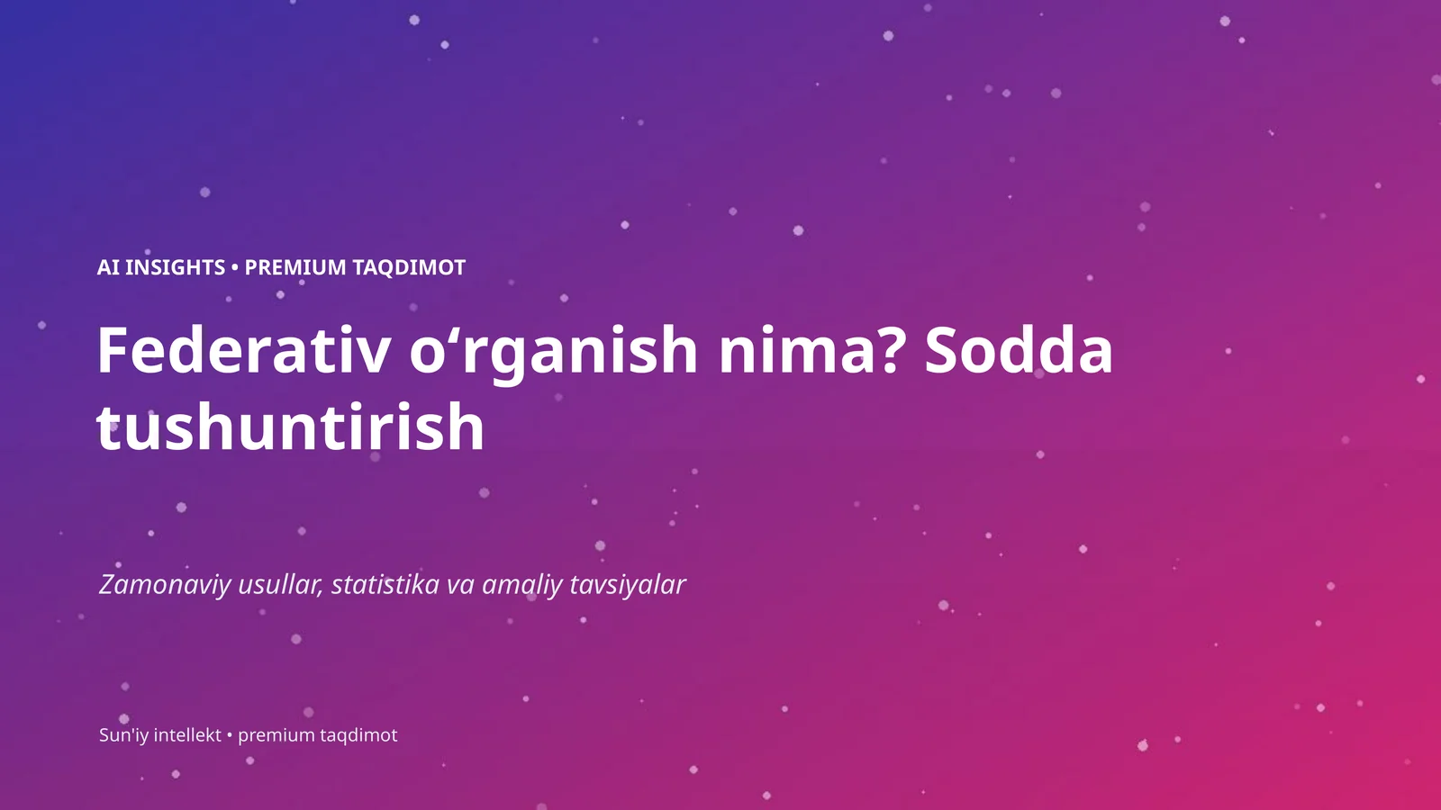 PREMIUM TAQDIMOT