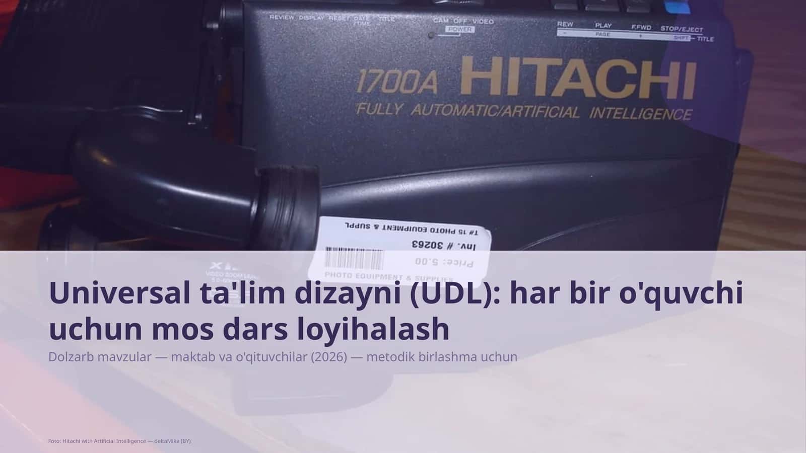 Universal ta'lim dizayni (UDL)