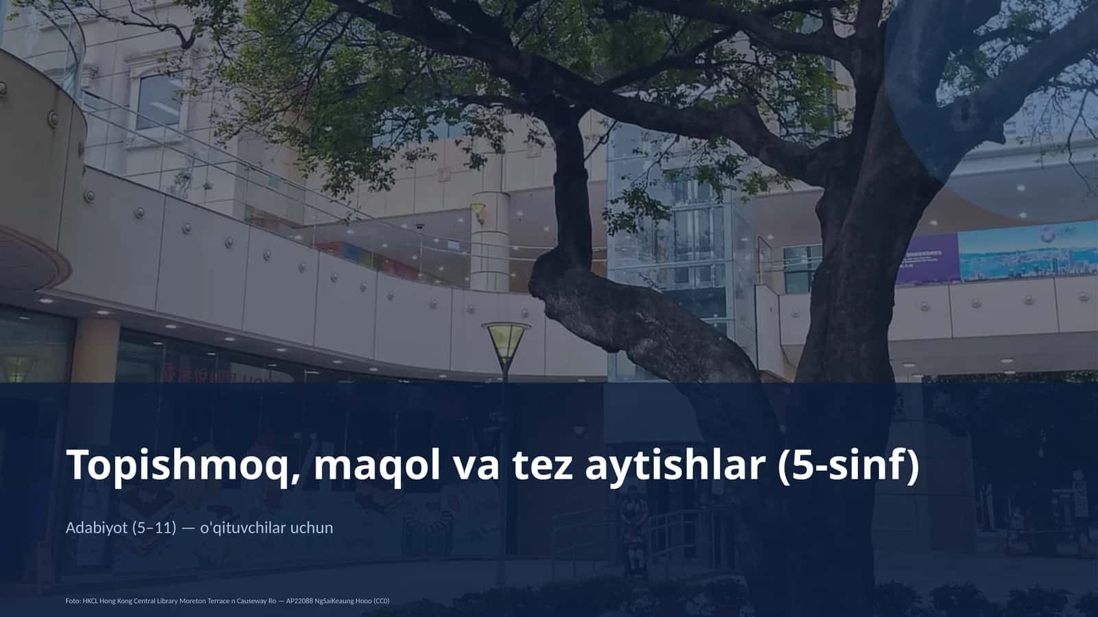 Topishmoq, maqol va tez aytishlar (5-sinf)