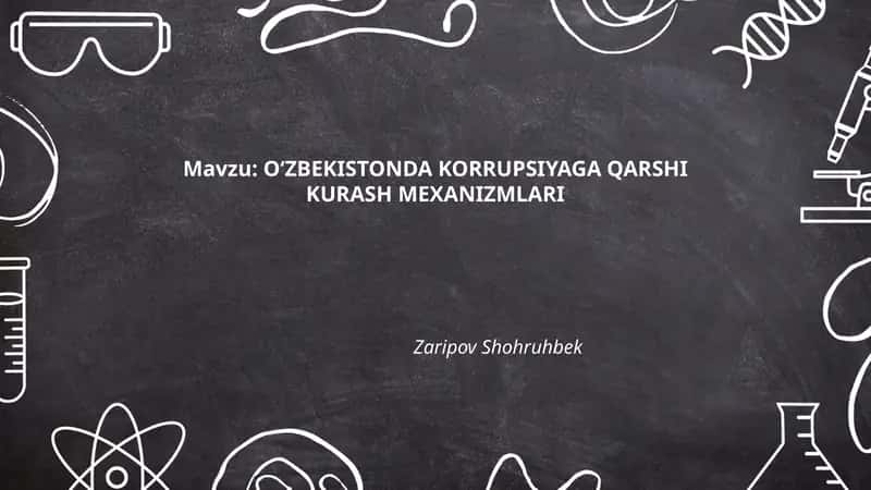 Korrupsiyaga qarshi kurash Mexanizmlari