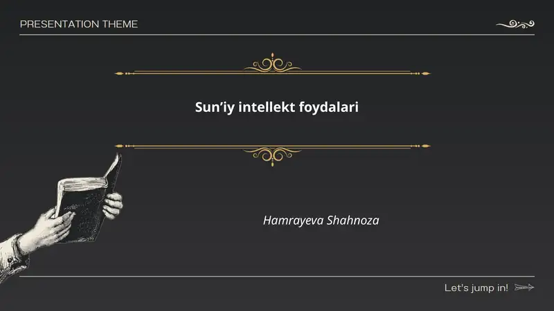 Ta'limda Sunʼiy Intellekt Orqali Shaxsiylashtirilgan O'quv Dasturlari