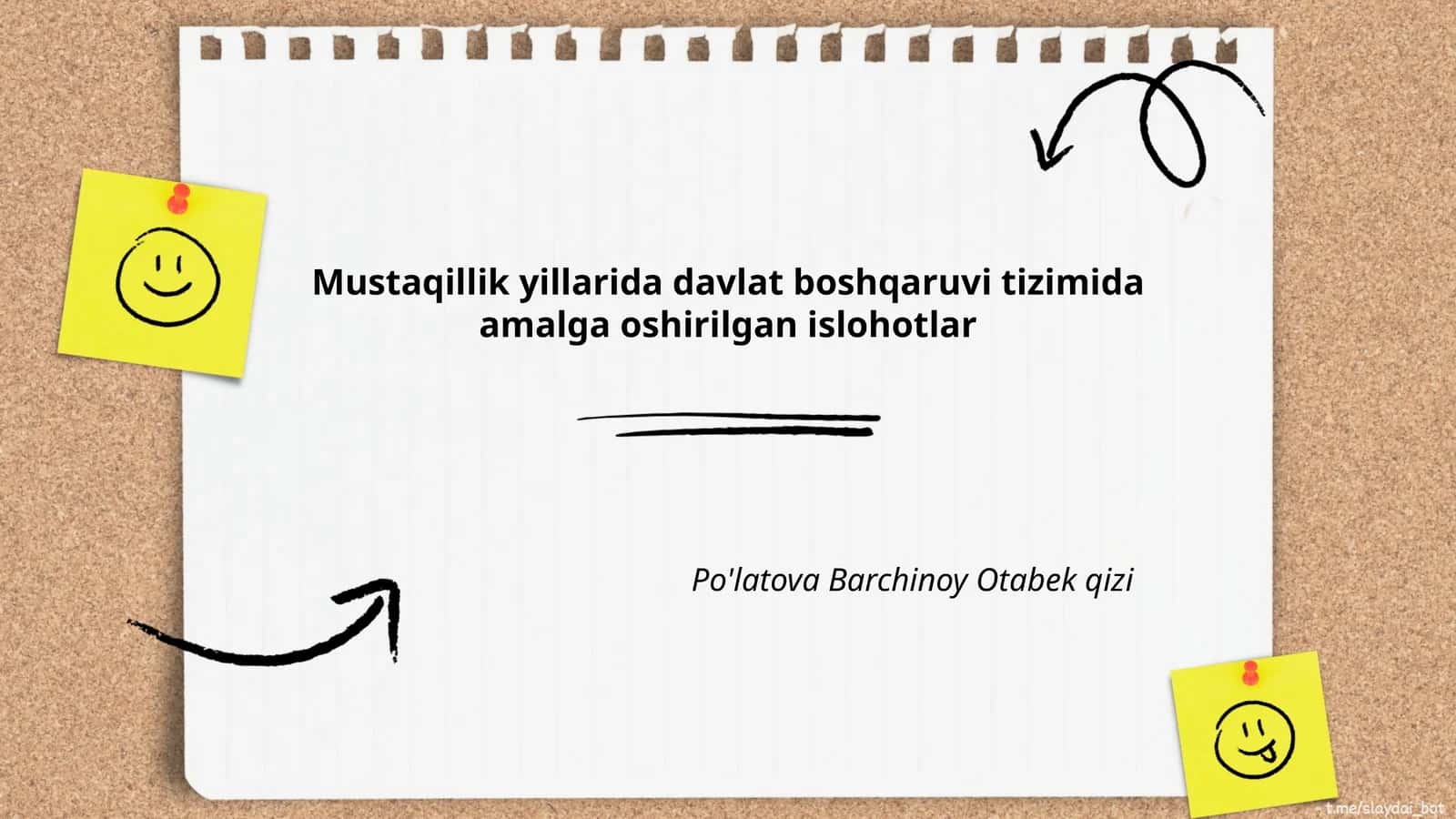 Mustaqillik Yillarida Davlat Boshqaruvi Tizimida Amalga Oshirilgan Islohotlar