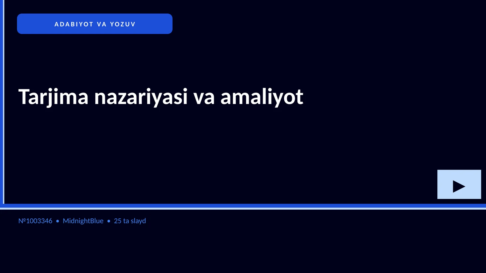 Tarjima nazariyasi va amaliyot
