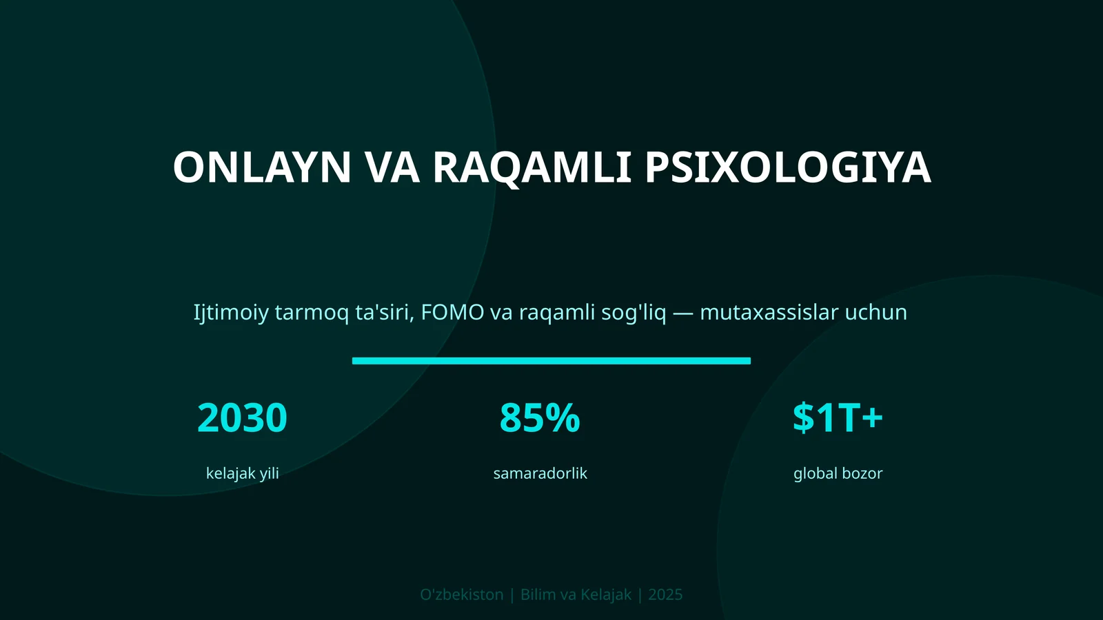 Onlayn va raqamli psixologiya