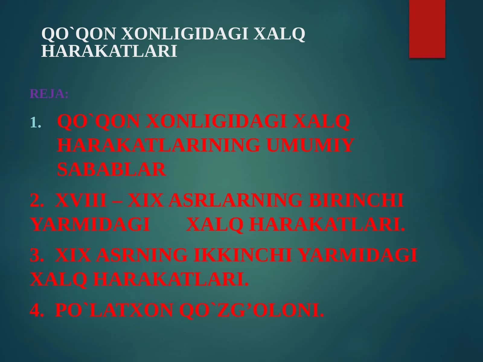 QO`QON XONLIGIDAGI XALQ HARAKATLARI