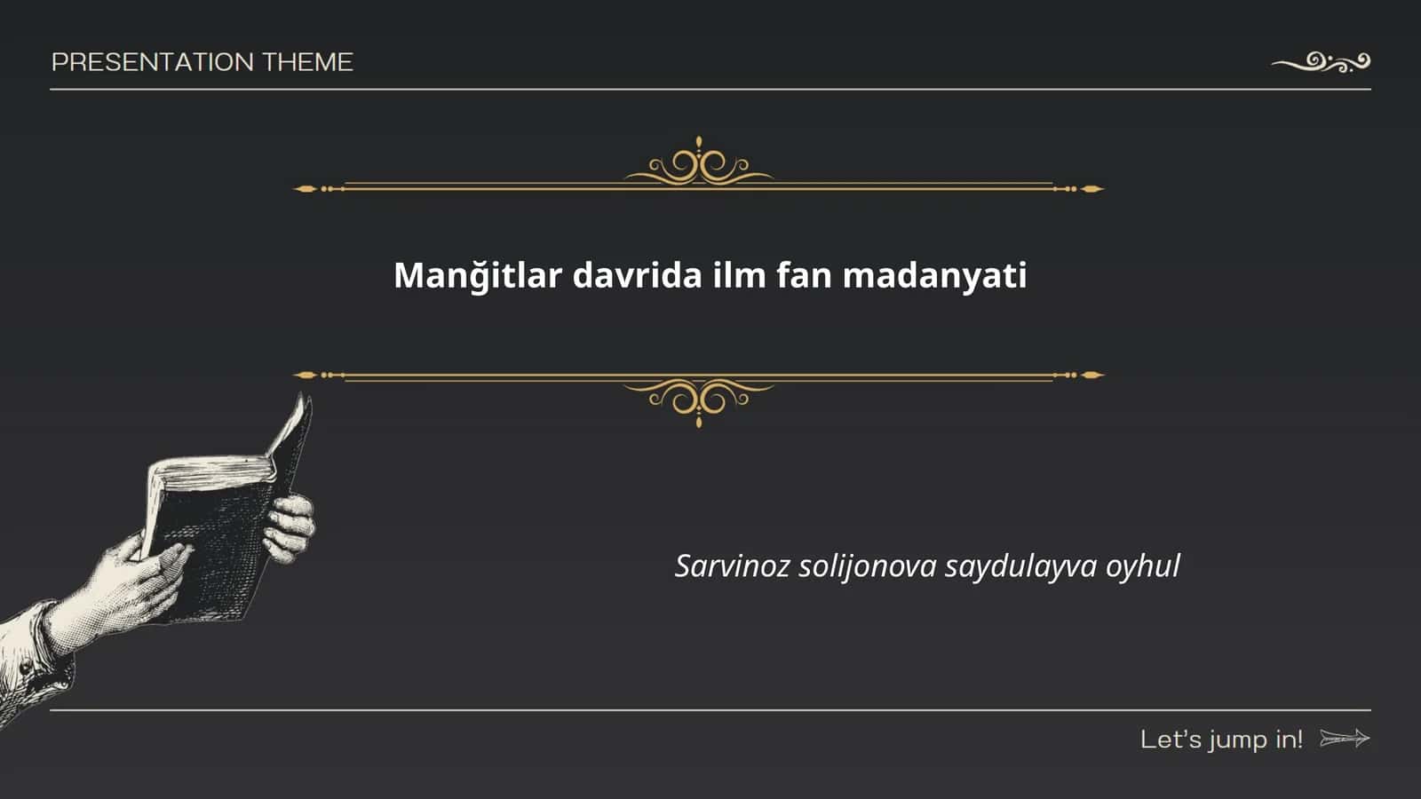 Manğitlar davrida ilm-fan madanyati
