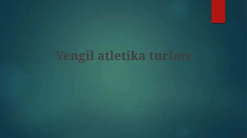 Yengilatletikaturlari