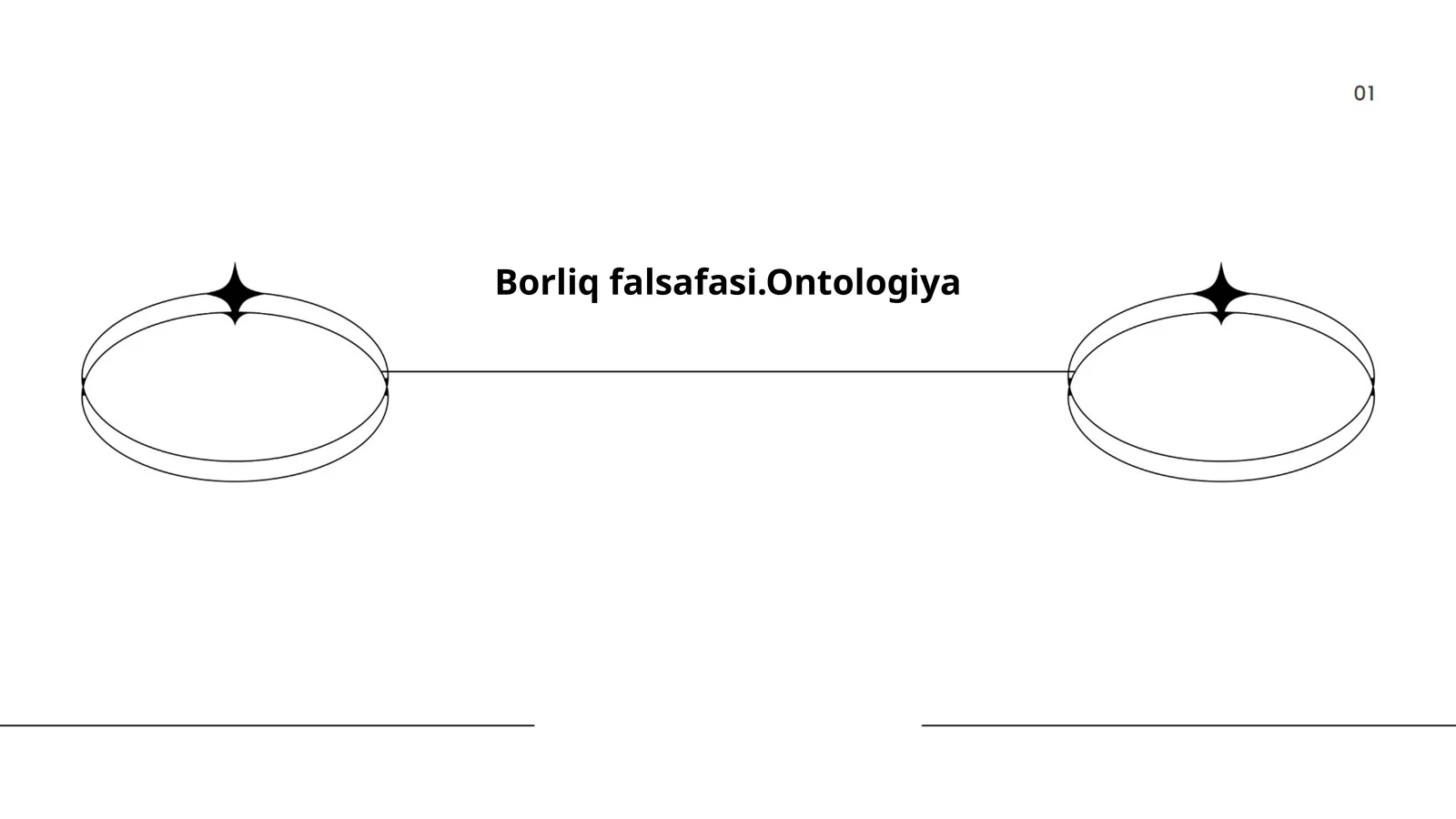 Borliq falsafasi.Ontologiya