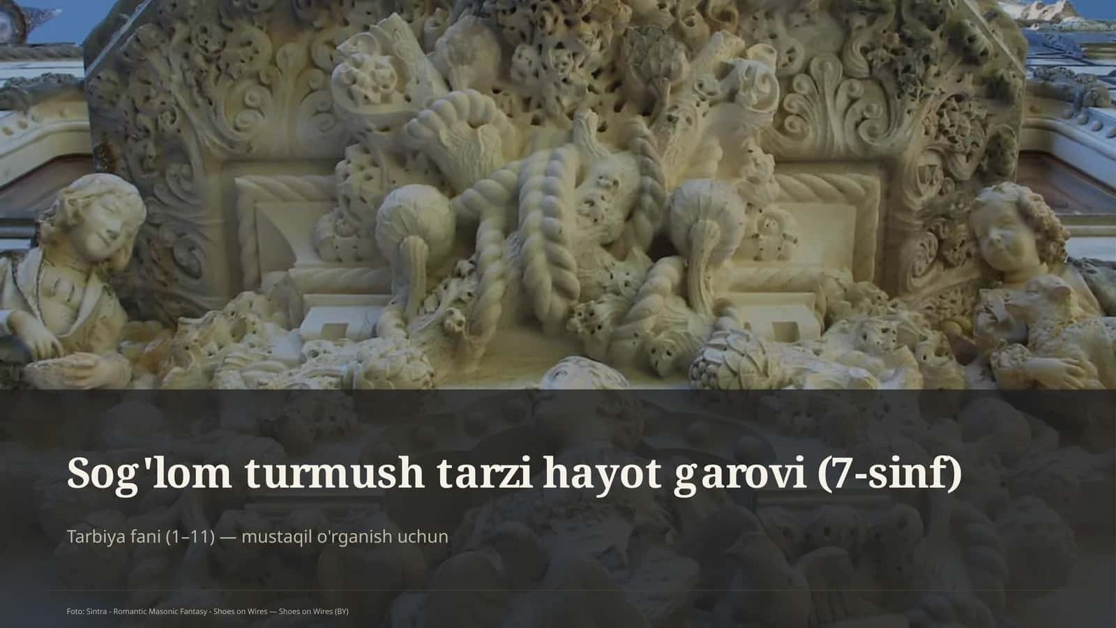 Sog'lom turmush tarzi hayot garovi (7-sinf)