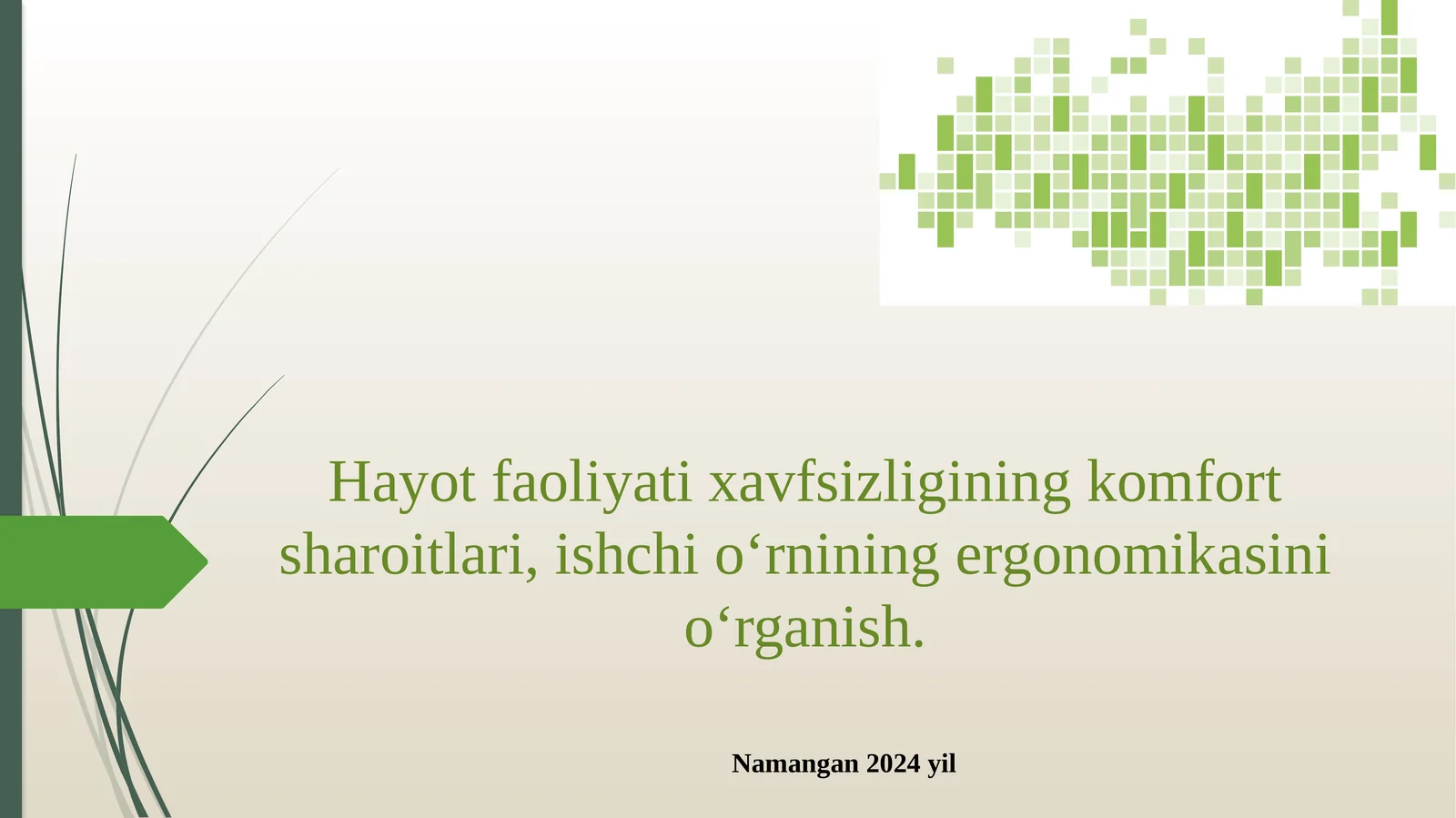 Namangan 2024 yil Reja