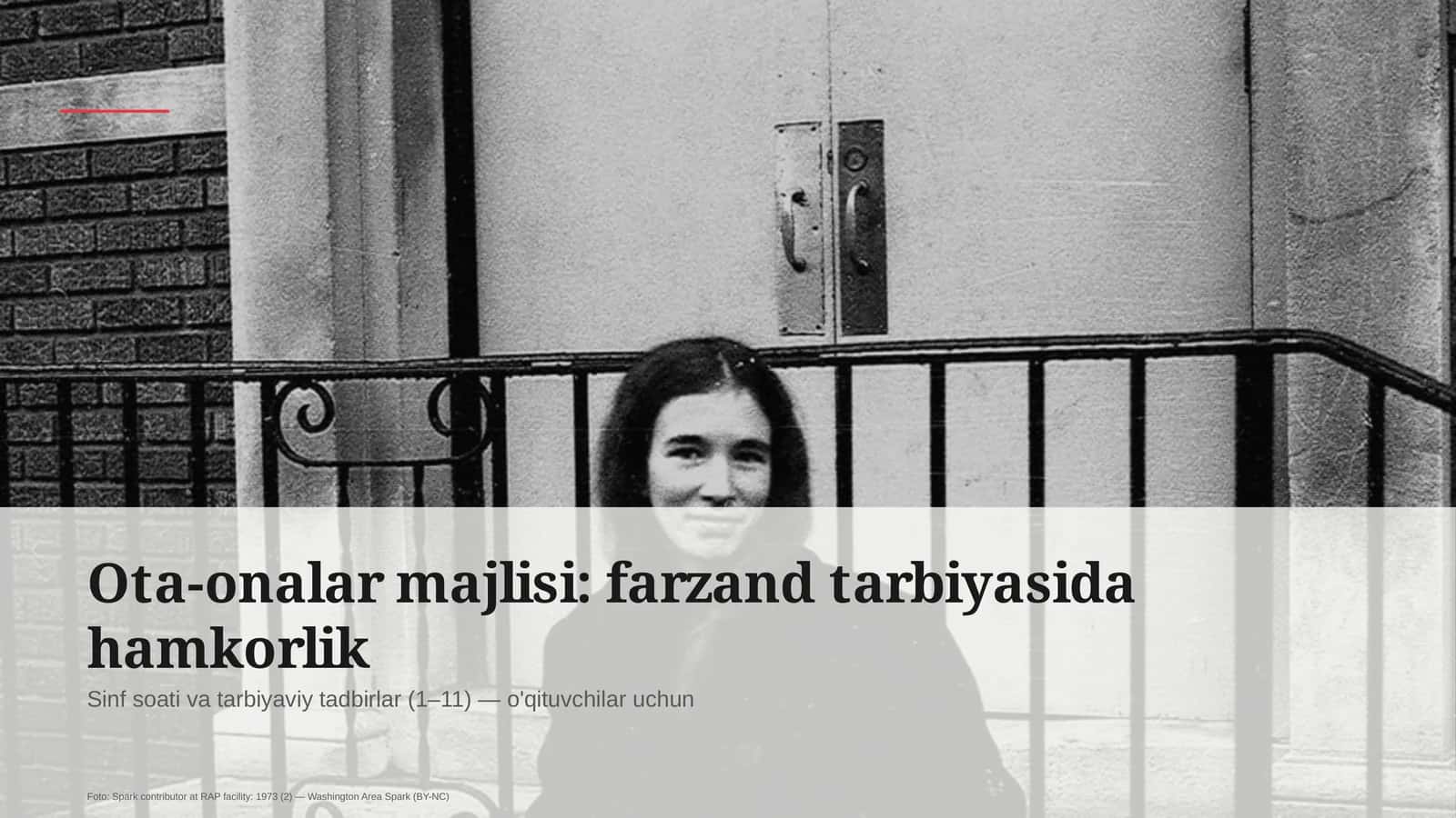 Ota-onalar majlisi: farzand tarbiyasida hamkorlik