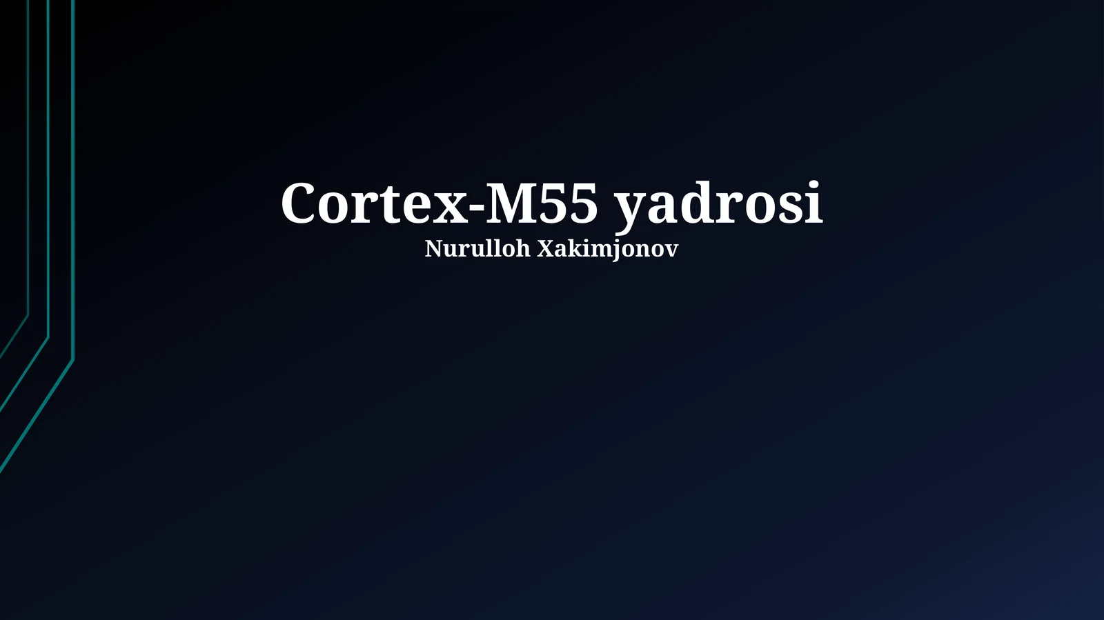 Cortex-M55 yadrosi