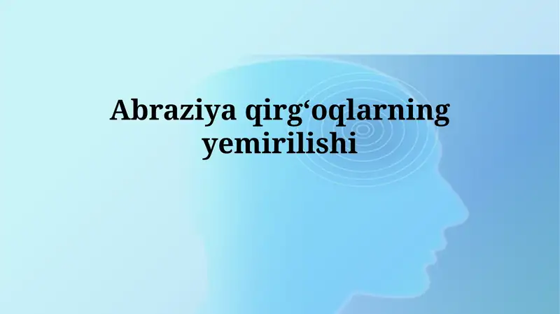 Abraziya qirgʻoqlarning yemirilishi