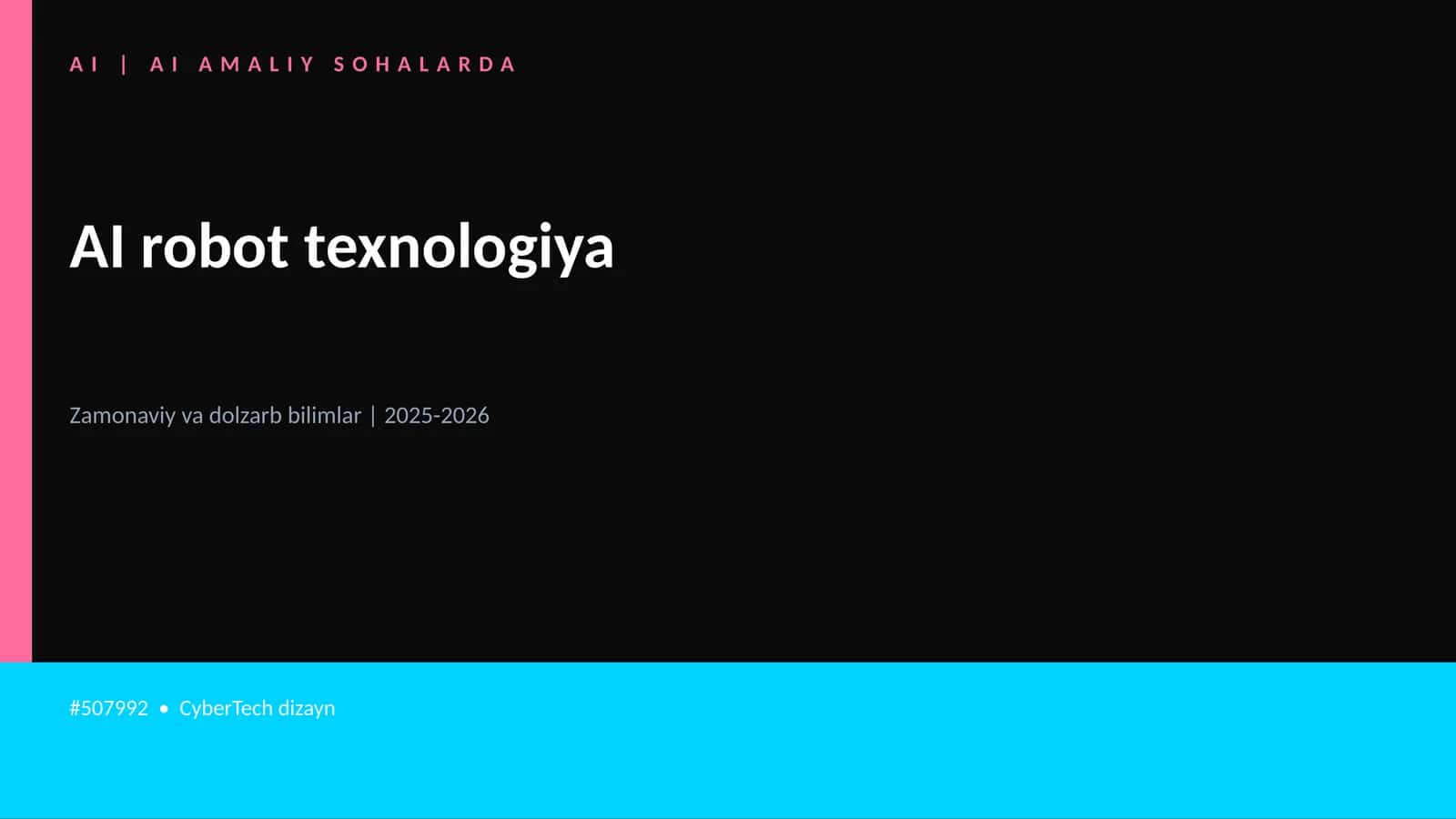AI robot texnologiya