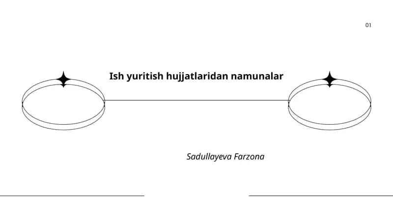 Ish yuritish hujjatlaridan namunalar
