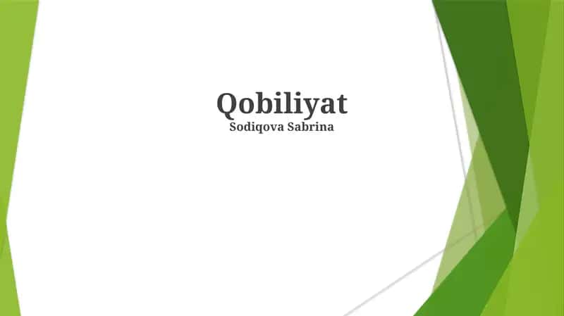 Qobiliyat