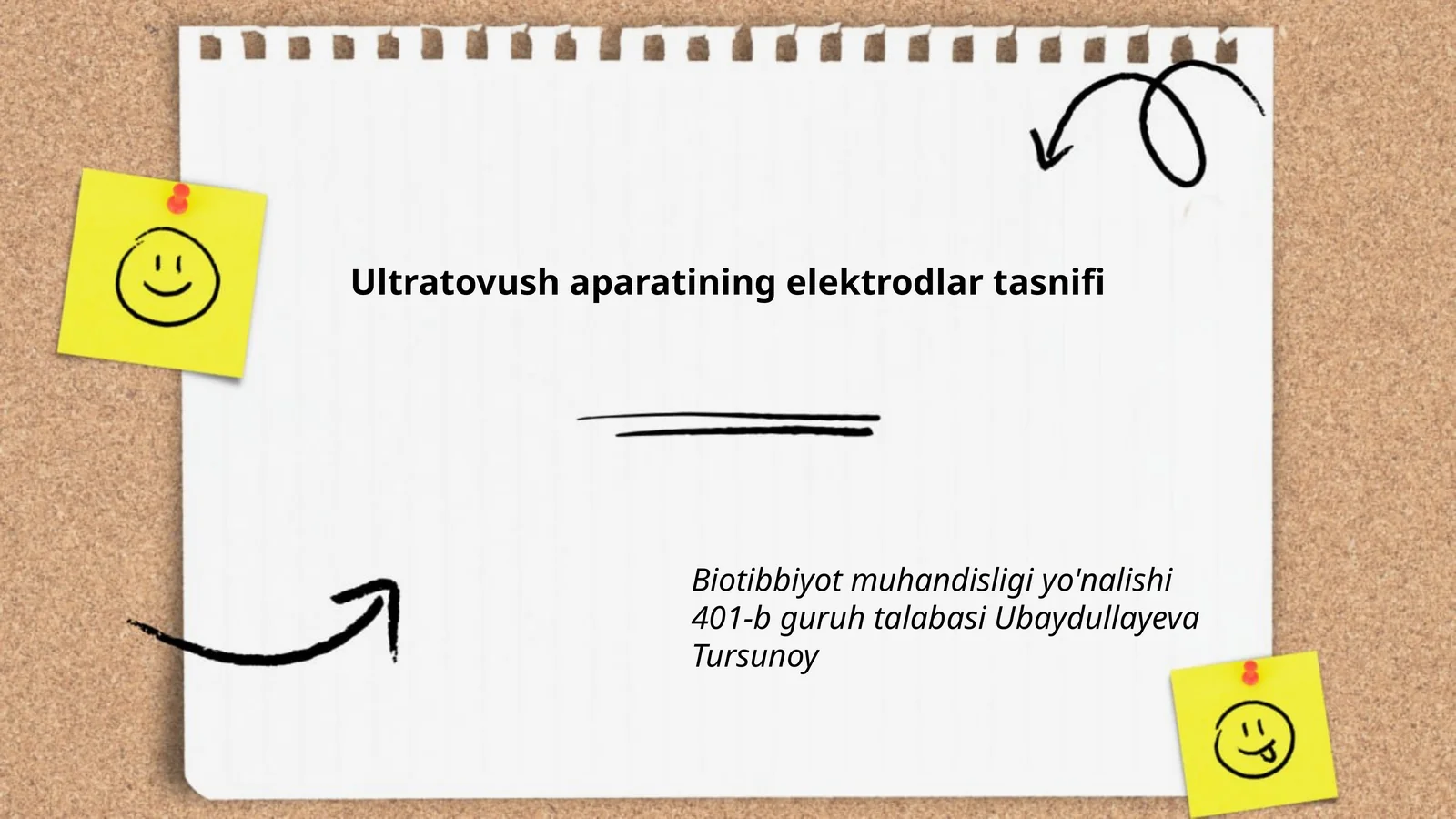 Ultratovush aparatining elektrodlar tasnifi