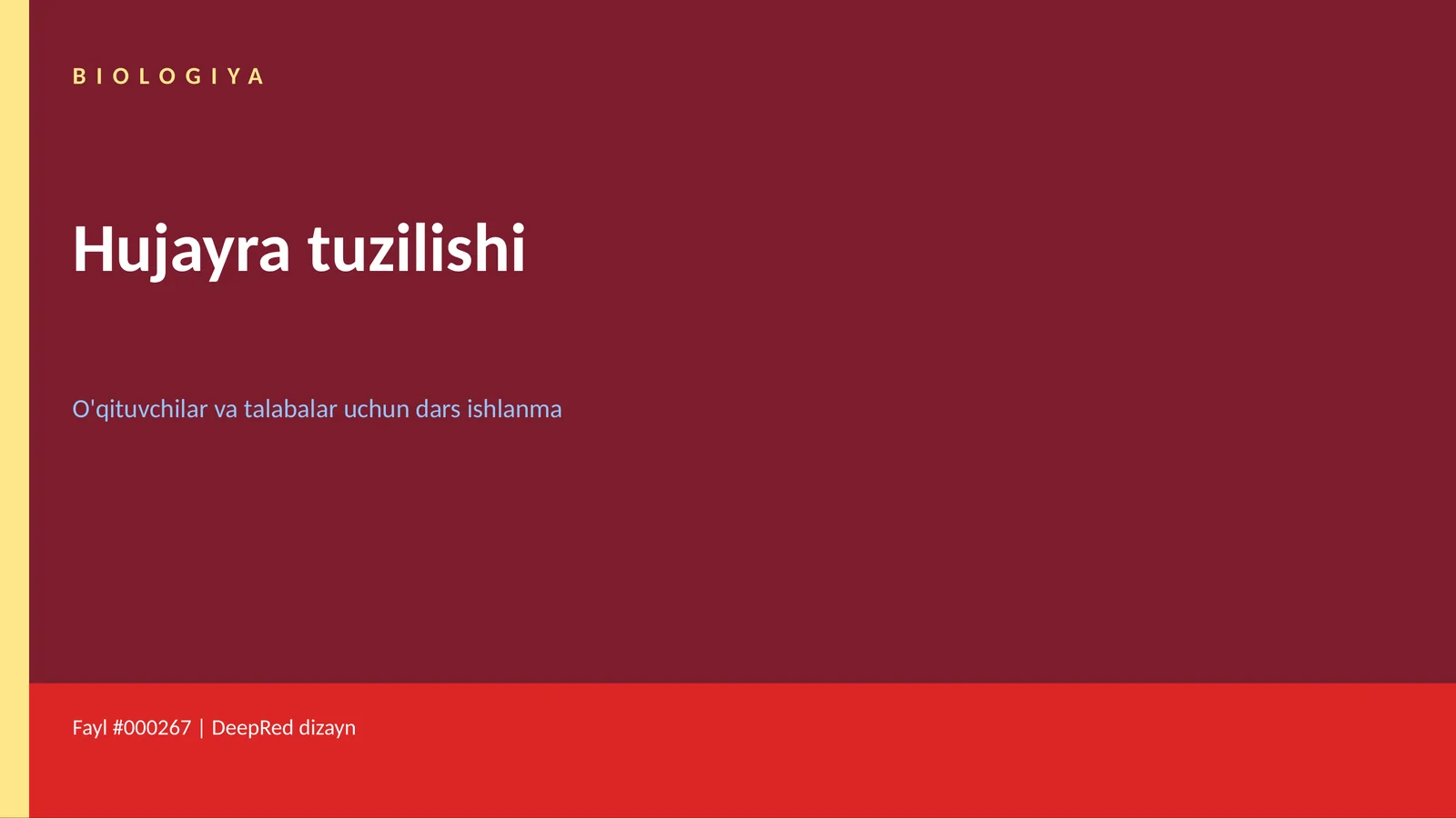 Hujayra tuzilishi