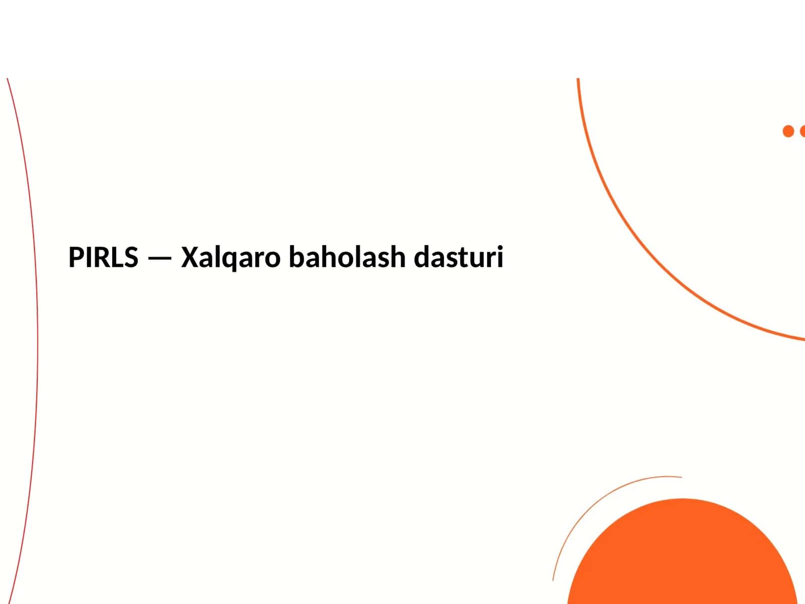 pirls haqida