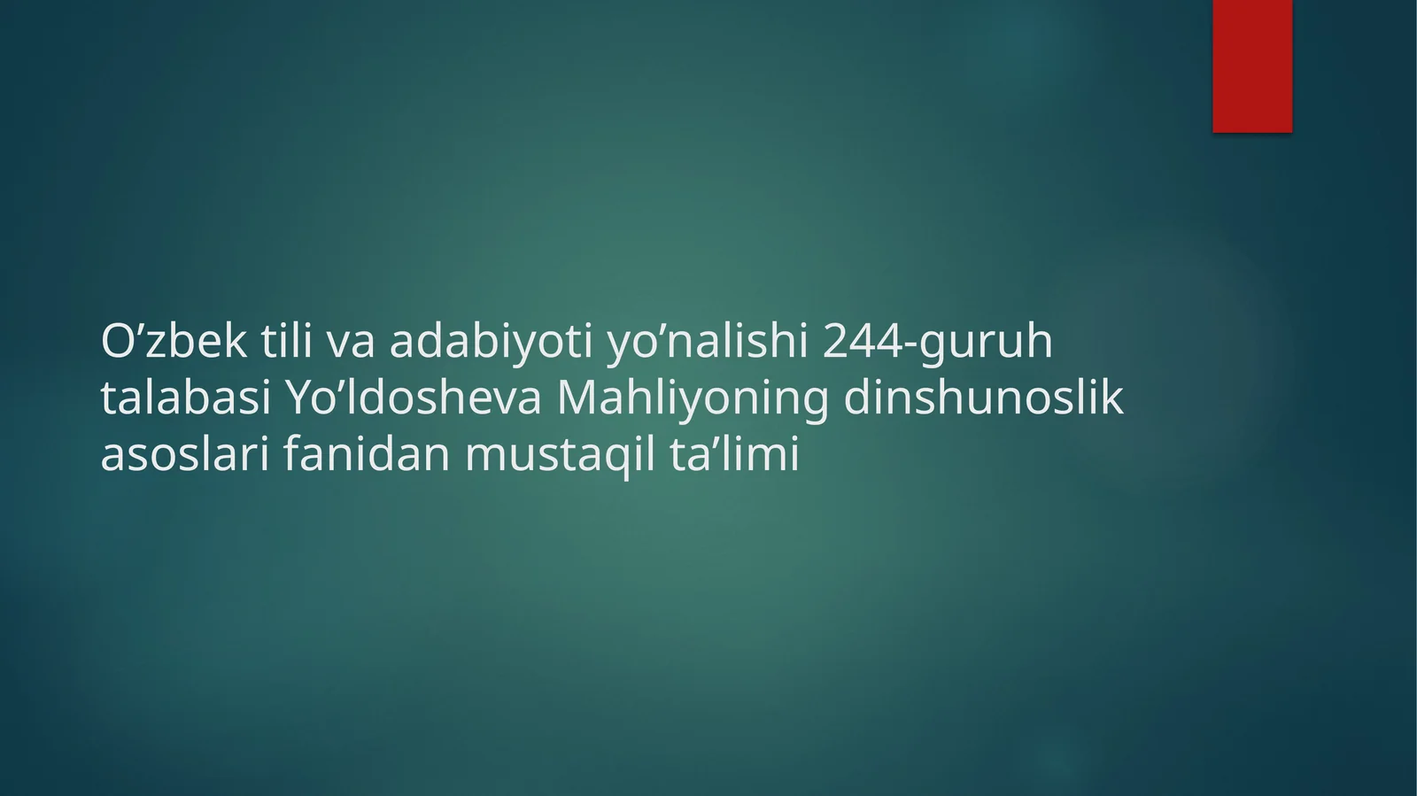 Islom dinivaboshqadiniyaqidalarsinkretlashuvinatijasidashakllangandiniyta’limotlartarixi