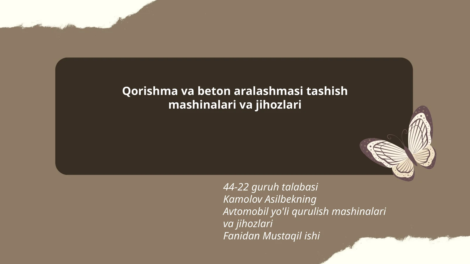 Qorishma va beton aralashmasi tashish mashinalari va jihozlari